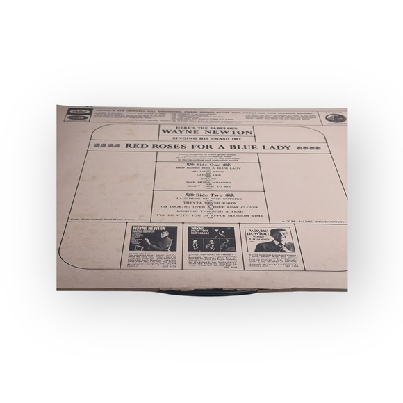 Vintage Vinyl: Wayne Newton 𖦹 Red Roses For A Blue Lady 𖦹
Capitol Records 𖦹 1965 - Picture 4 of 15